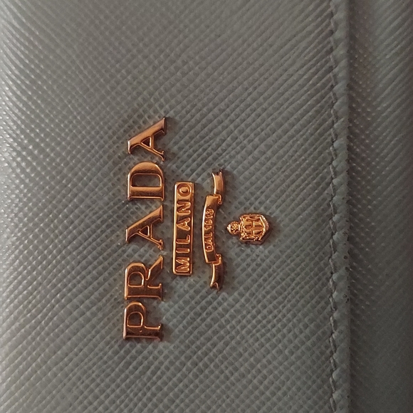 PRADA blue key holder/ wallet - Picture 2 of 10